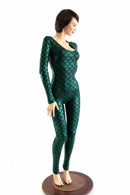Mera Long Sleeve Scoop Neck Catsuit - Coquetry Clothing