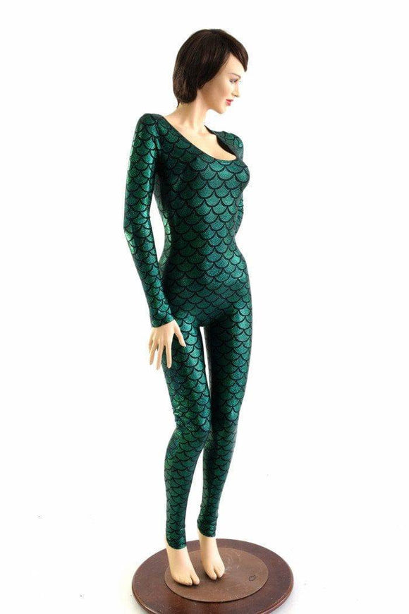 Mera Long Sleeve Scoop Neck Catsuit - Coquetry Clothing