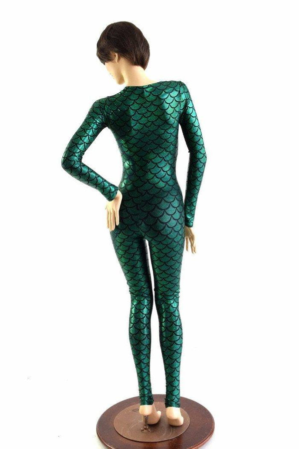 Mera Long Sleeve Scoop Neck Catsuit - 4