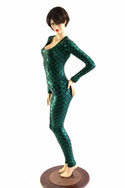 Mera Long Sleeve Scoop Neck Catsuit - 5