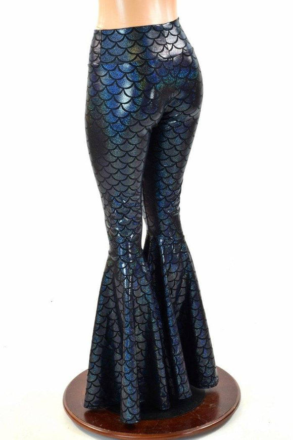 Mermaid High Waist Bell Bottom Flares - Coquetry Clothing