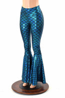 Mermaid High Waist Bell Bottom Flares - Coquetry Clothing