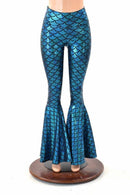 Mermaid High Waist Bell Bottom Flares - Coquetry Clothing