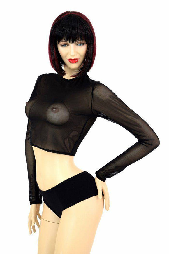 Mesh Crop Top - Coquetry Clothing