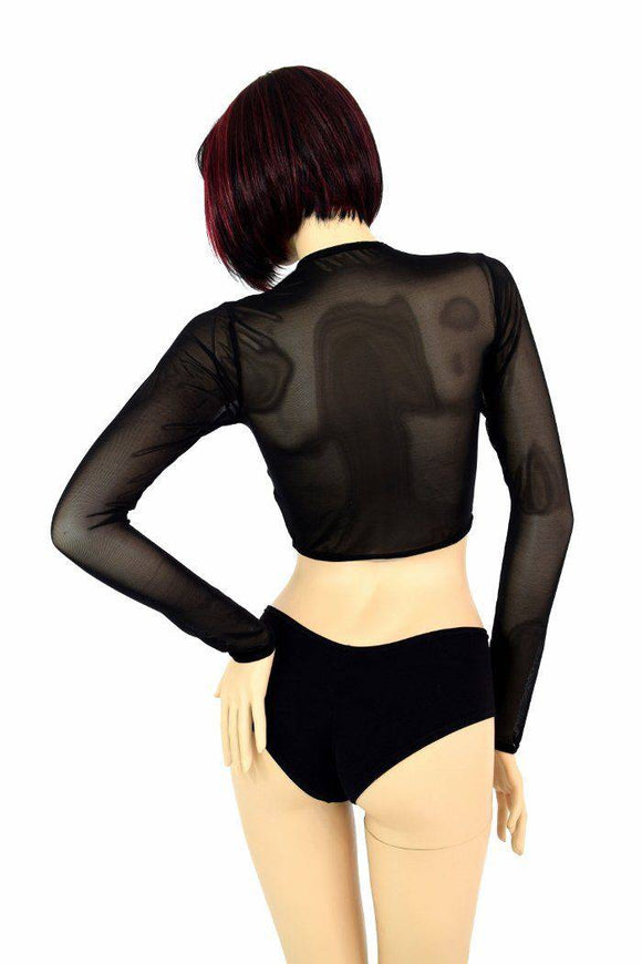Mesh Crop Top - Coquetry Clothing