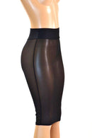 Mesh Pencil Skirt - Coquetry Clothing