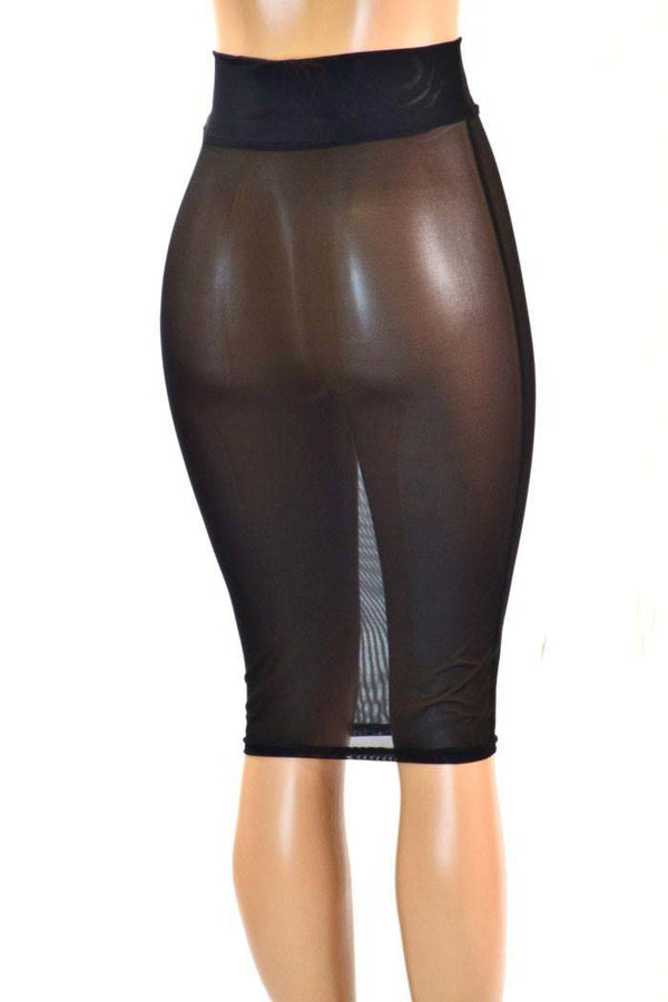Mesh Pencil Skirt - 6