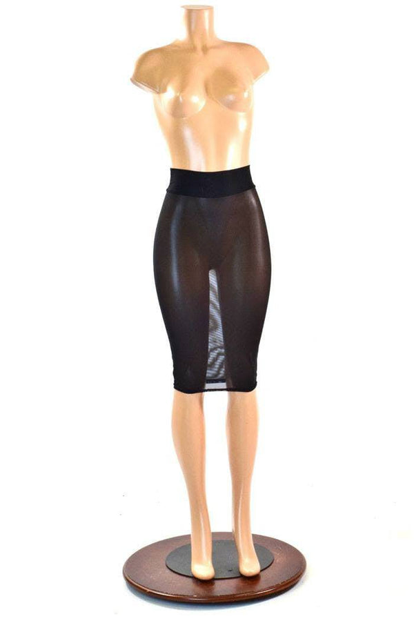 Mesh Pencil Skirt - 3