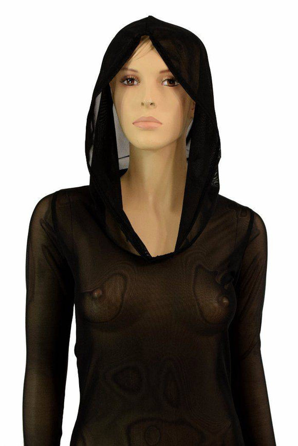 Mesh Puddle Train Gown - Coquetry Clothing