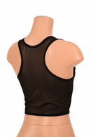 Mesh Racerback Crop Top - Coquetry Clothing