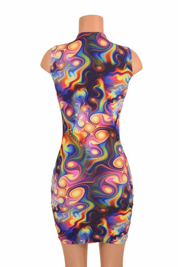 Meteorite Lace Up Bodycon Dress - Coquetry Clothing