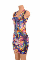 Meteorite Lace Up Bodycon Dress - Coquetry Clothing