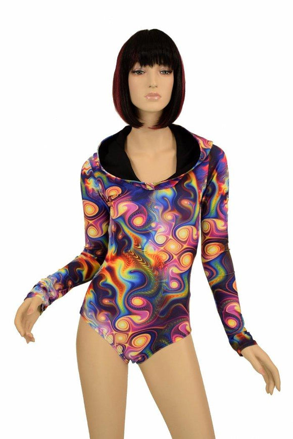 Meteorite Long Sleeve Hoodie Romper - Coquetry Clothing