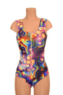 Meteorite Zipper Front Romper - Coquetry Clothing
