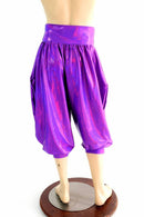 "Michael" Pants in Grape Holo - Coquetry Clothing