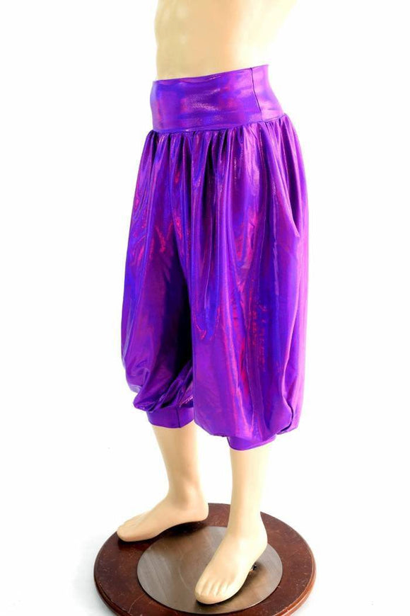 "Michael" Pants in Grape Holo - Coquetry Clothing