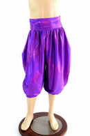 "Michael" Pants in Grape Holo - Coquetry Clothing