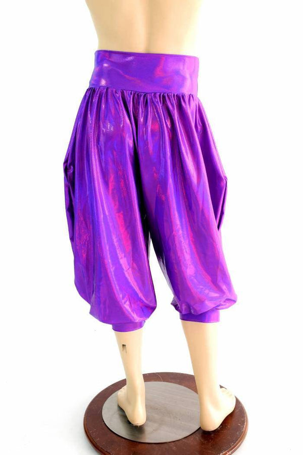 "Michael" Pants in Grape Holo - 3