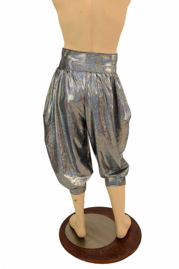 "Michael" Pants in Silver Holo - Coquetry Clothing