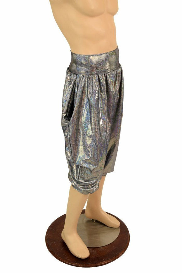 "Michael" Pants in Silver Holo - Coquetry Clothing