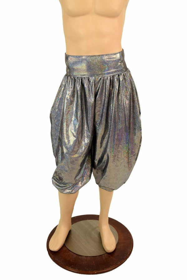 "Michael" Pants in Silver Holo - 2