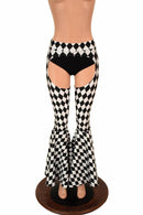 Mid Rise Bell Bottom Flare Chaps - Coquetry Clothing