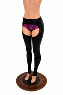 Mid Rise Black Mystique Chaps (Shorts Sold Separately) - Coquetry Clothing