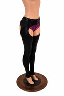 Mid Rise Black Mystique Chaps (Shorts Sold Separately) - 3