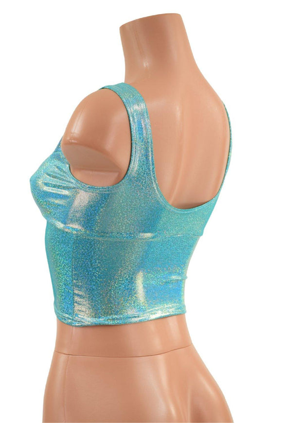 Midi Length Starlette Bralette in Seafoam - Coquetry Clothing