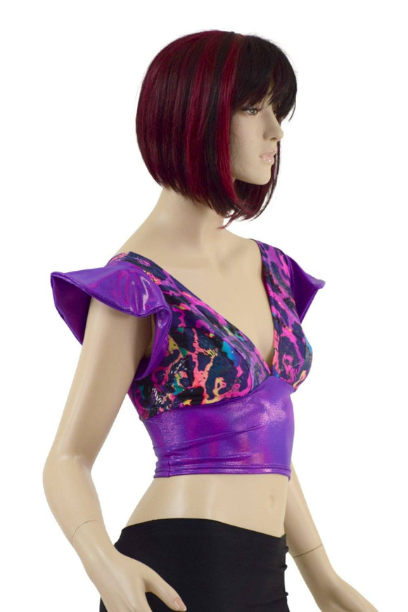 Midi Length Starlette Bralette with Flip Sleeves - Coquetry Clothing