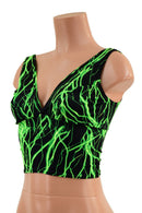 Midi Starlette Bralette in Green Lightning - Coquetry Clothing