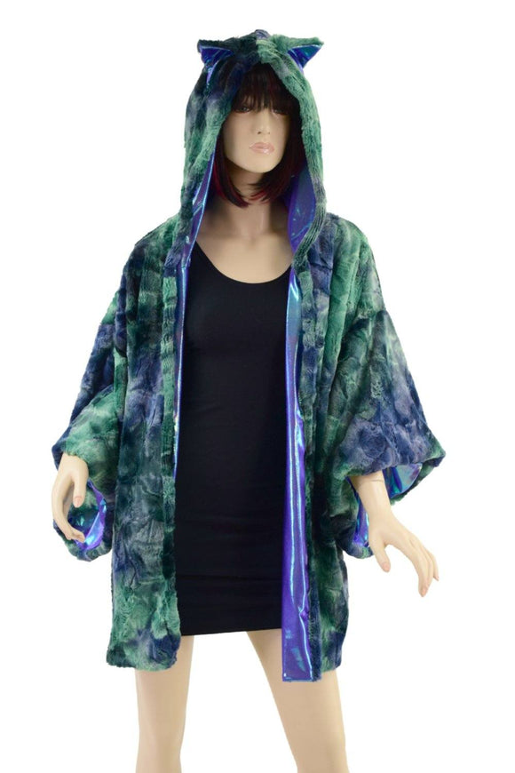 Minky Coco Robe with Cat Ears - Coquetry Clothing