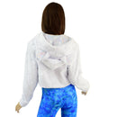 Minky Faux Fur Bear Ear Crop Jacket - Coquetry Clothing