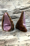 Minky Faux Fur Clip - on Ears - Coquetry Clothing