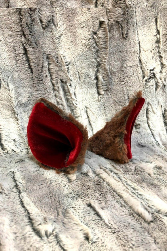 Minky Faux Fur Clip - on Ears - Coquetry Clothing