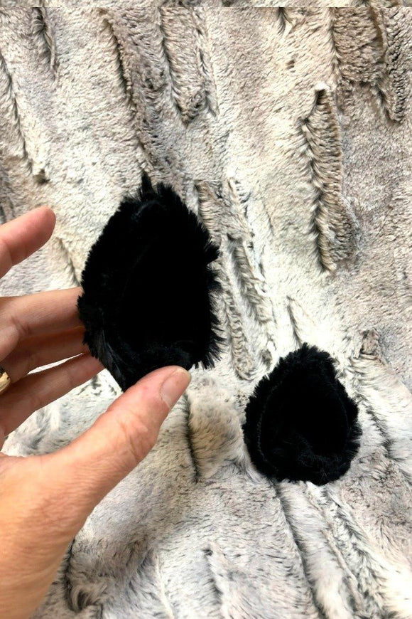 Minky Faux Fur Clip - on Ears - Coquetry Clothing