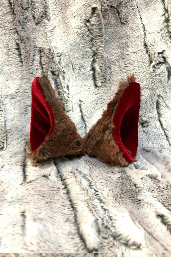 Minky Faux Fur Clip-on Ears - 3