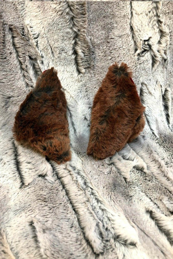 Minky Faux Fur Clip-on Ears - 4