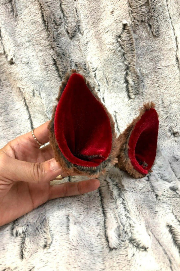 Minky Faux Fur Clip-on Ears - 6