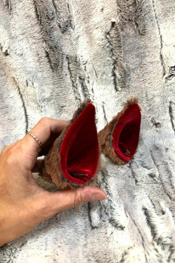 Minky Faux Fur Clip-on Ears - 8