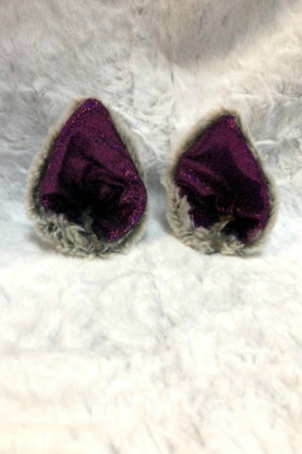 Minky Faux Fur Clip-on Ears - 2