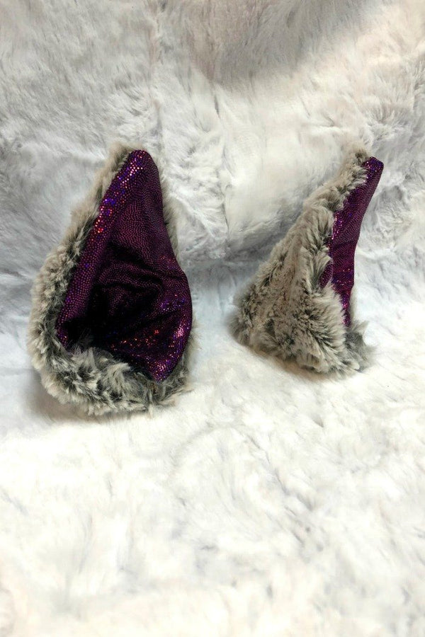 Minky Faux Fur Clip-on Ears - 3