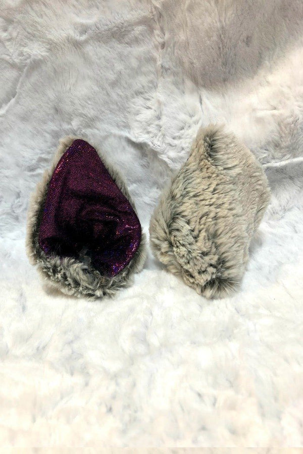 Minky Faux Fur Clip-on Ears - 1