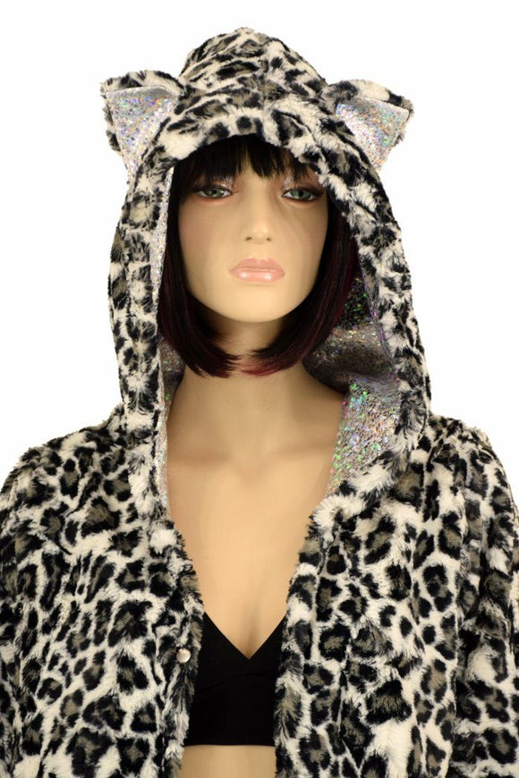 Minky Faux Fur Full Length Duster - Coquetry Clothing
