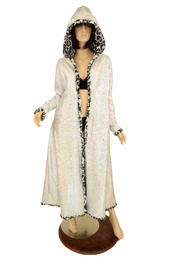 Minky Faux Fur Full Length Duster - Coquetry Clothing