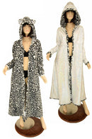 Minky Faux Fur Full Length Duster - Coquetry Clothing