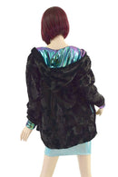 Minky Faux Fur Long Jacket - Coquetry Clothing