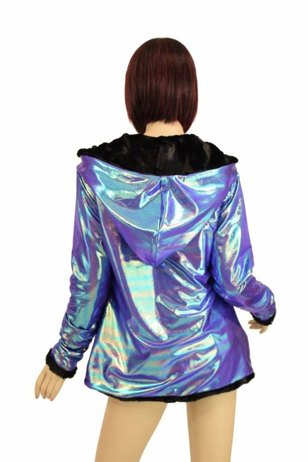 Minky Faux Fur Long Jacket - 7