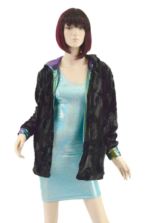 Minky Faux Fur Long Jacket - 6
