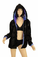 Minky Faux Fur Long Jacket - 2